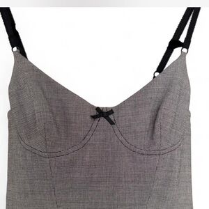 Alexander Wang Black and Gray Bra